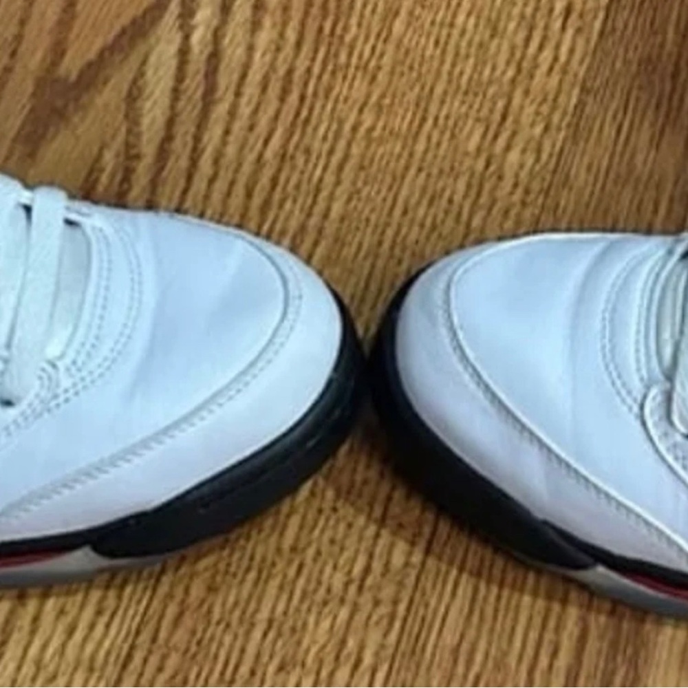 Air Jordan White and Red Sneakers - Picture 11 of 11